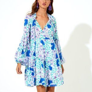 Oliphant Balloon Sleeve Short Dress, S